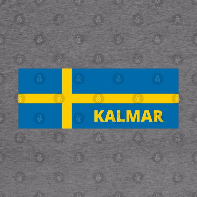 Kalmar City in Swedish Flag by aybe7elf